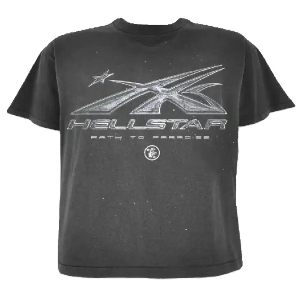 Black Hellstar Chrome Logo T-Shirt Size XL - New with tags